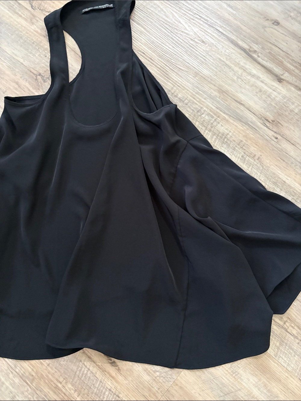 Allsaints Women's Black Racerback Tank Top - Picture 3 of 5